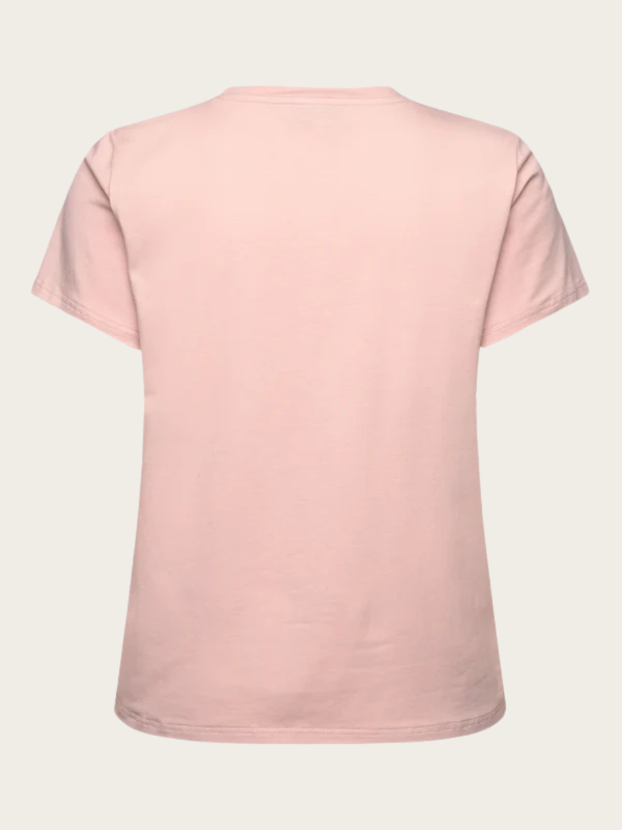 NATALI ORGANIC SS T-SHIRT, LA VIE PRINT