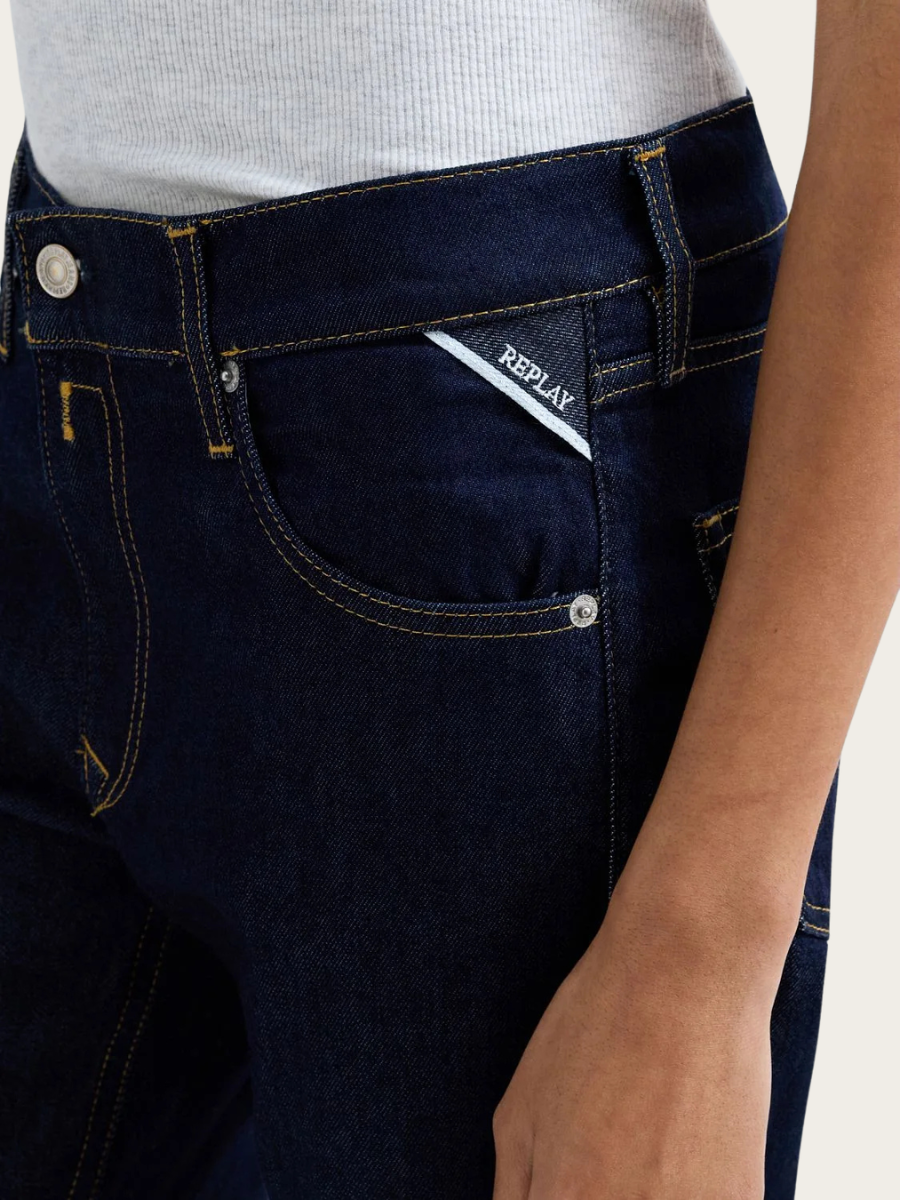 AKEME STRAIGHT FIT JEANS, DARK BLUE