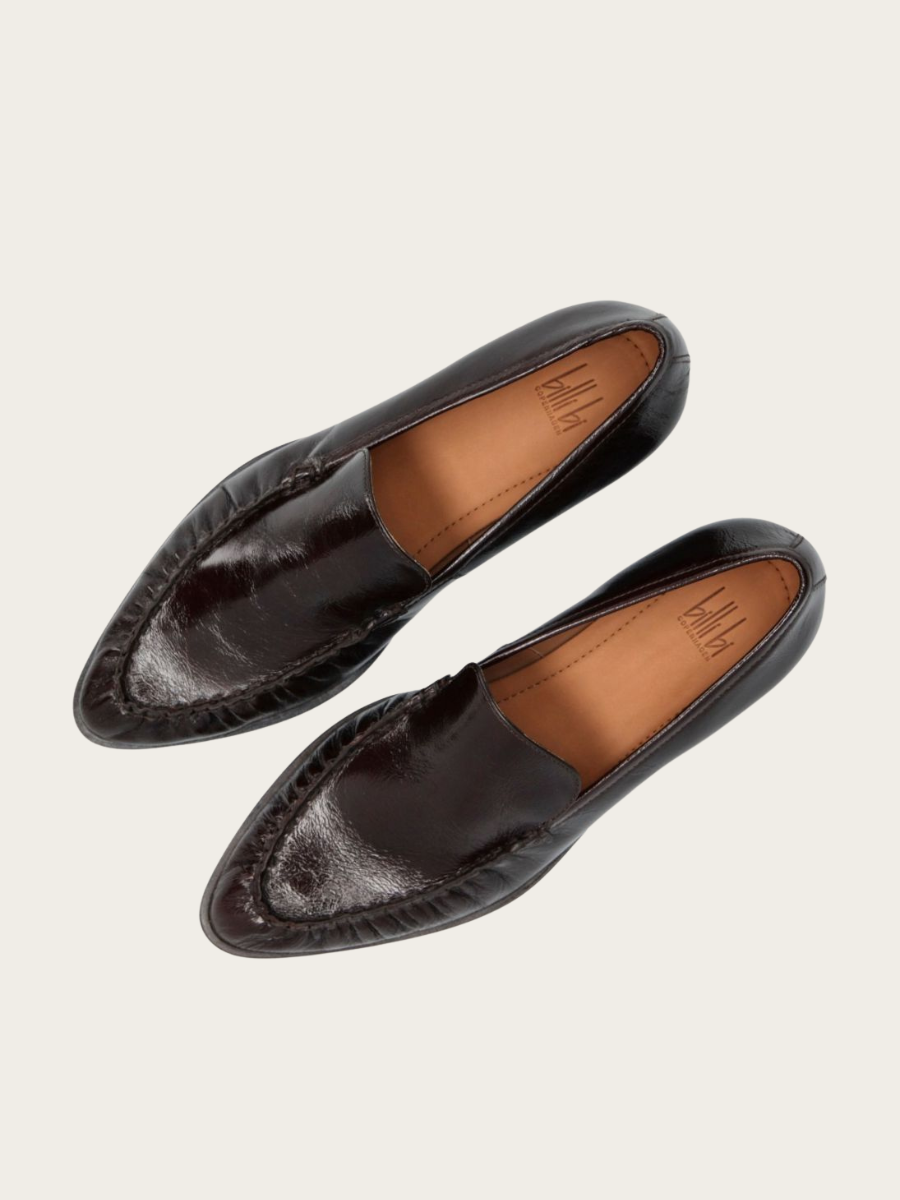 MOGANO NAPLACK LOAFERS, BURGUNDY
