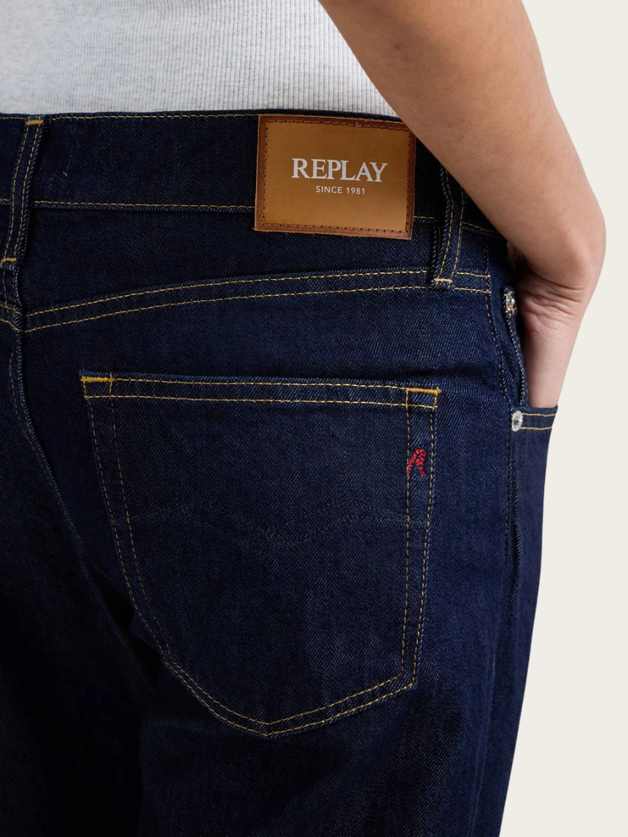 AKEME STRAIGHT FIT JEANS, DARK BLUE