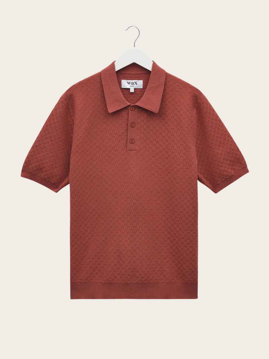 NAPLES SS POLO, RUST