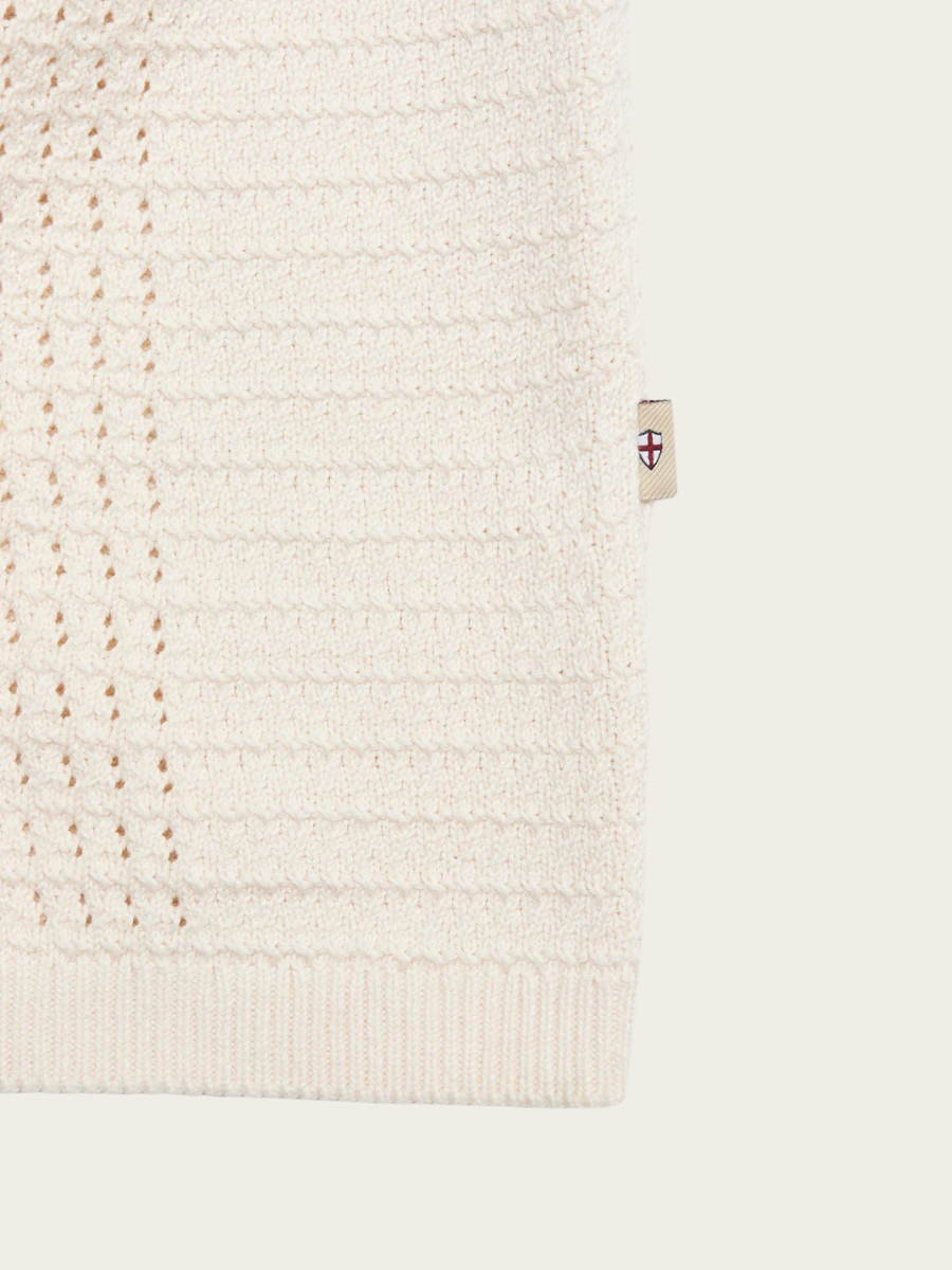 BILLY S/S CARDIGAN, CHALK