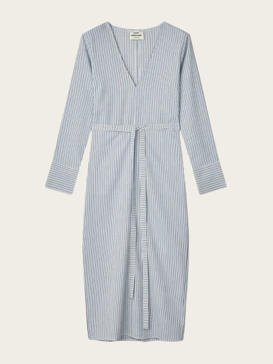 SOFT CREASE ODA DRESS, SKYCAPTAIN/BRIGHT COBALT