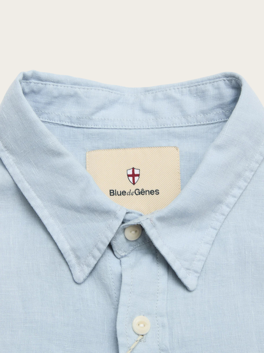 ENRIC HOPE L/S SHIRT, BLUE FOG