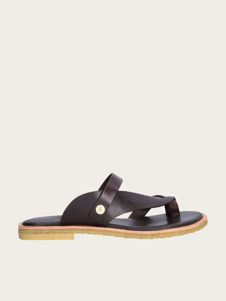 T.MORO JAZZ SANDAL, ESPRESSO BROWN