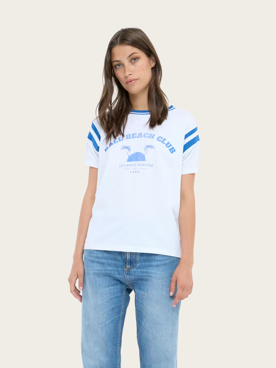 BAREBECCA T-SHIRT, BLANC DE BLANC