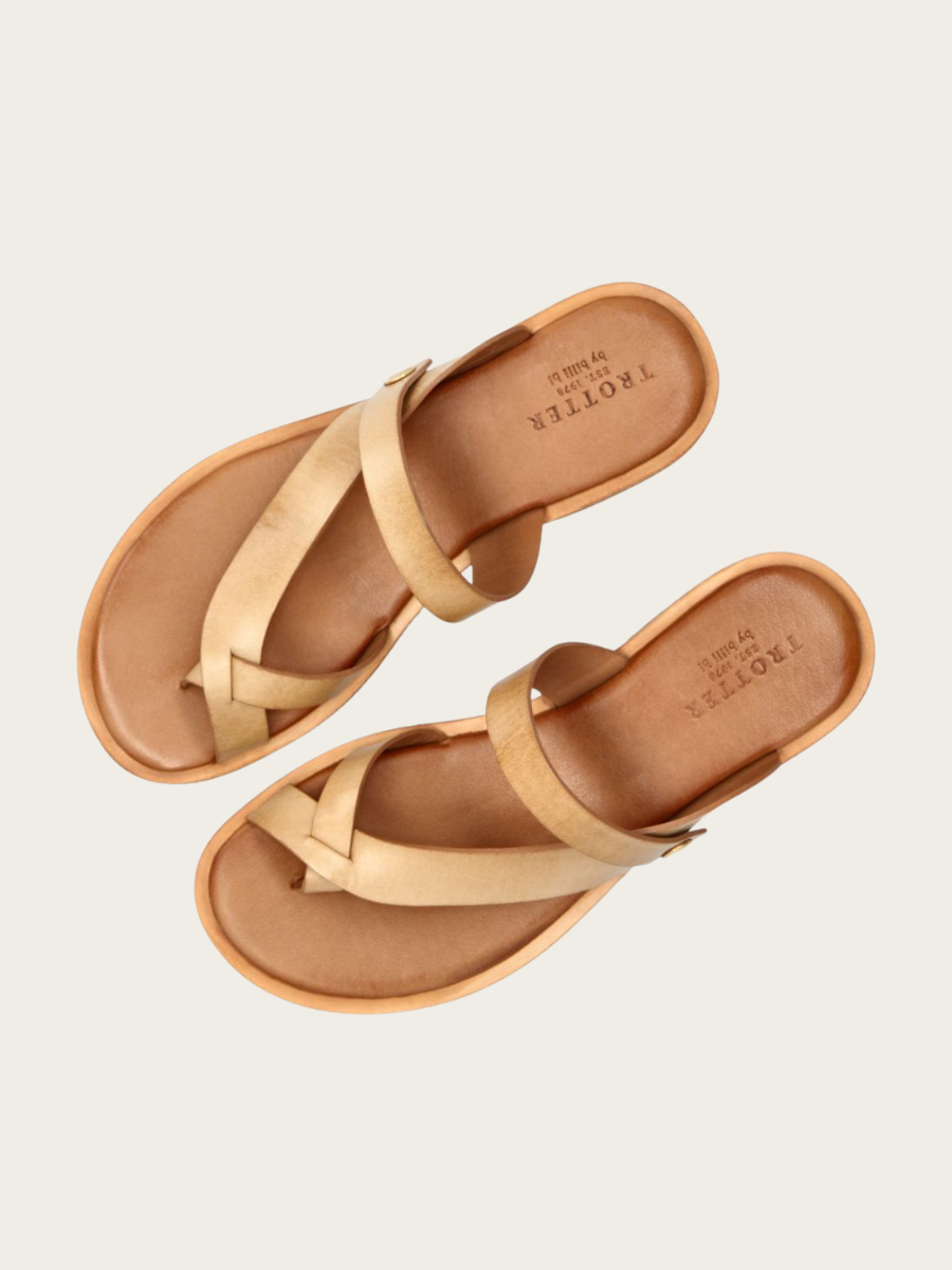 T.MORO OSSO CALF SANDAL, TAUPE