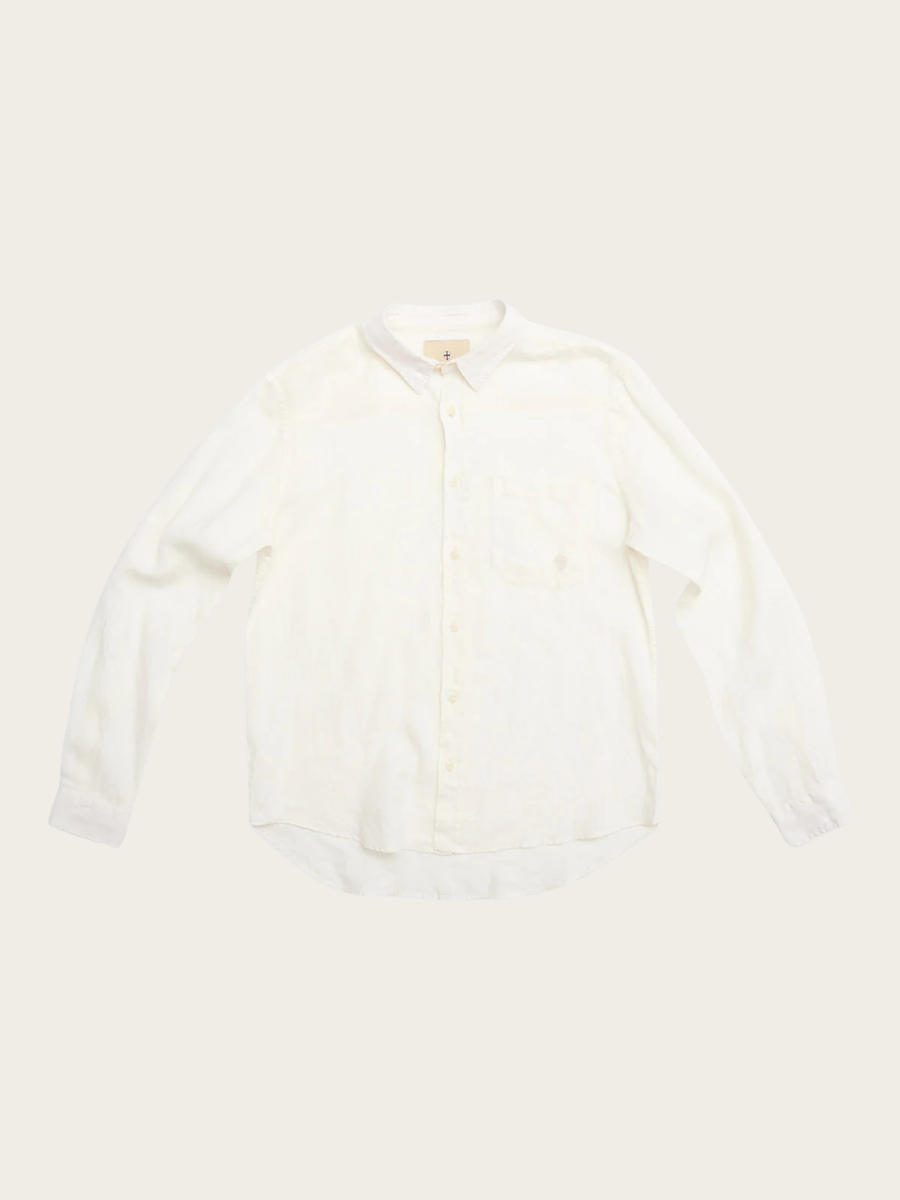 ENRIC HOPE L/S SHIRT, CHALK