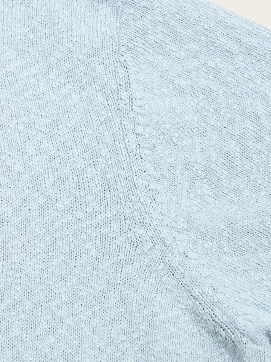 JOHN SLUBBY POLO, BLUE FOG