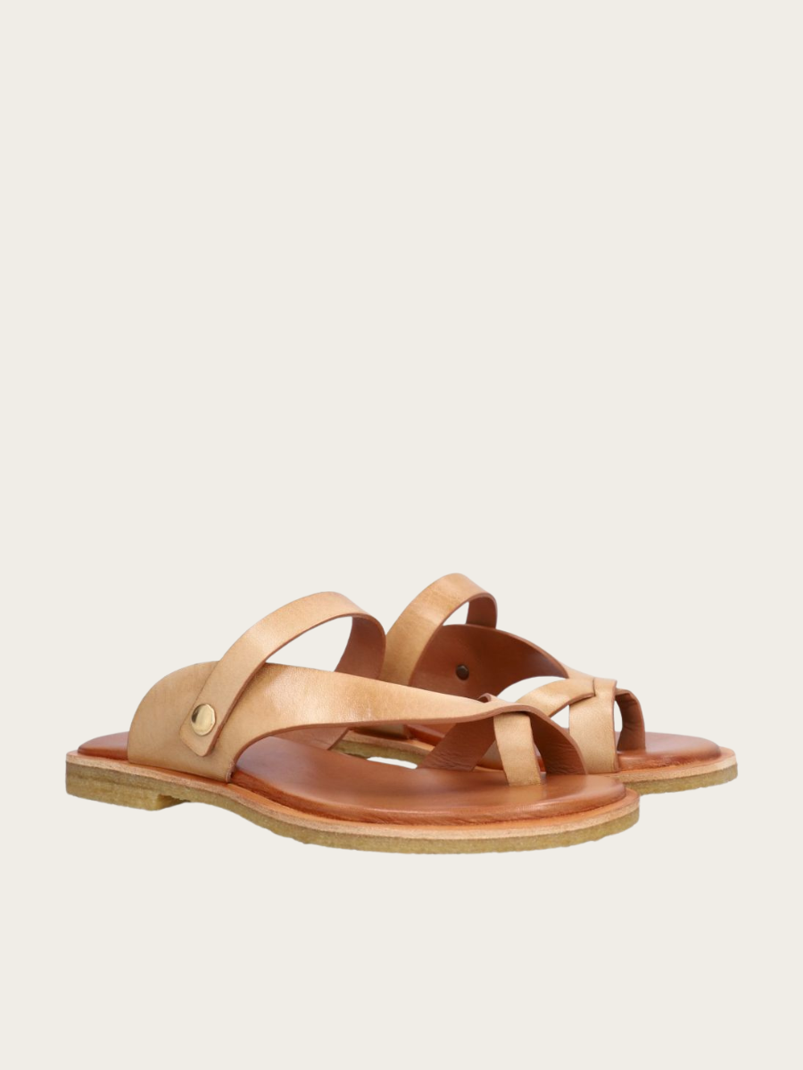 T.MORO OSSO CALF SANDAL, TAUPE