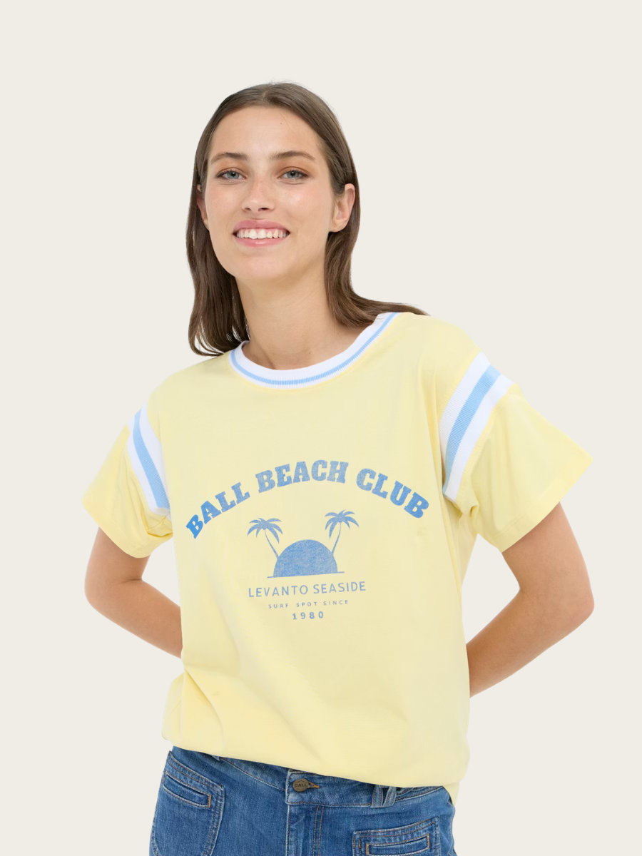 BAREBECCA T-SHIRT, LEMON MERINGUE