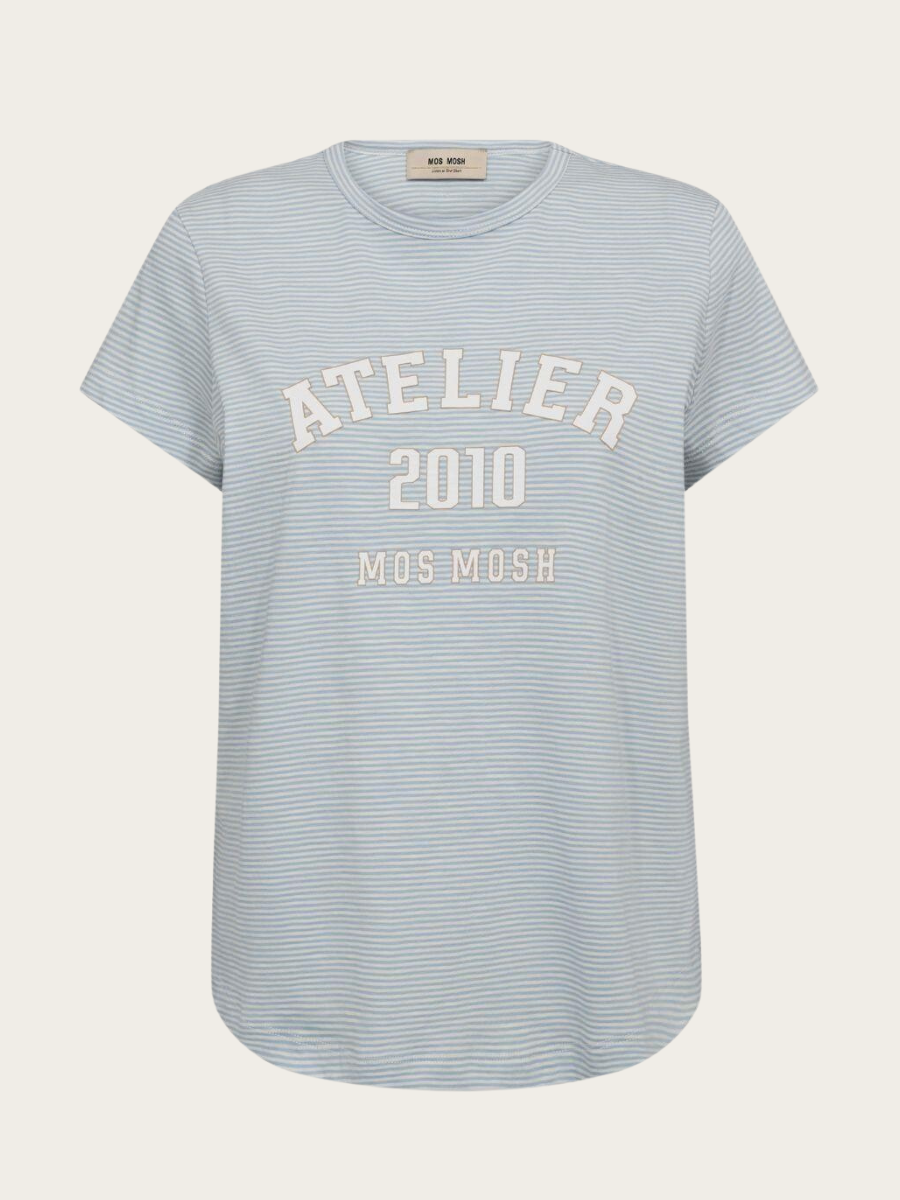 CAMP O-SS STRIPE TEE, SKYWAY