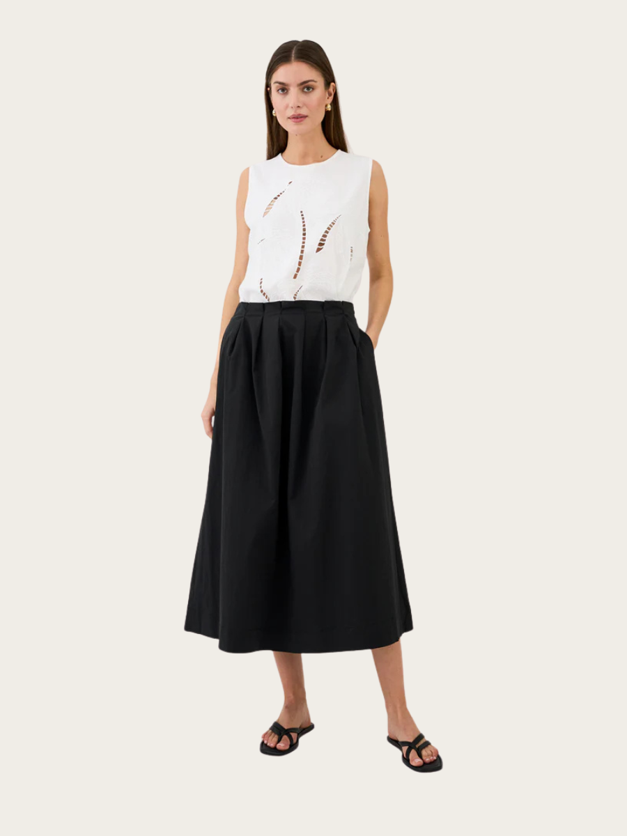ALLIE SKIRT, BLACK