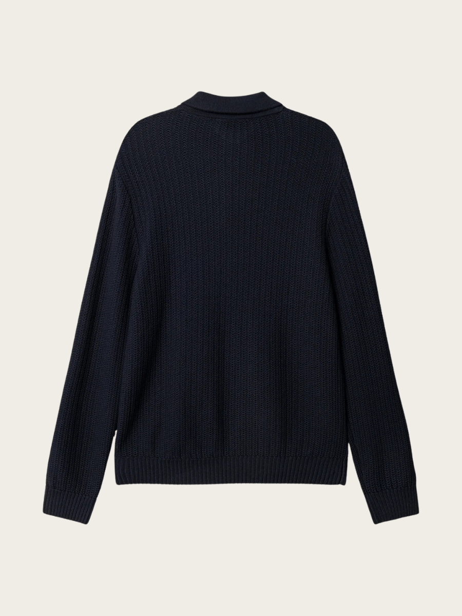MURRY POLO KNIT, DARK NAVY