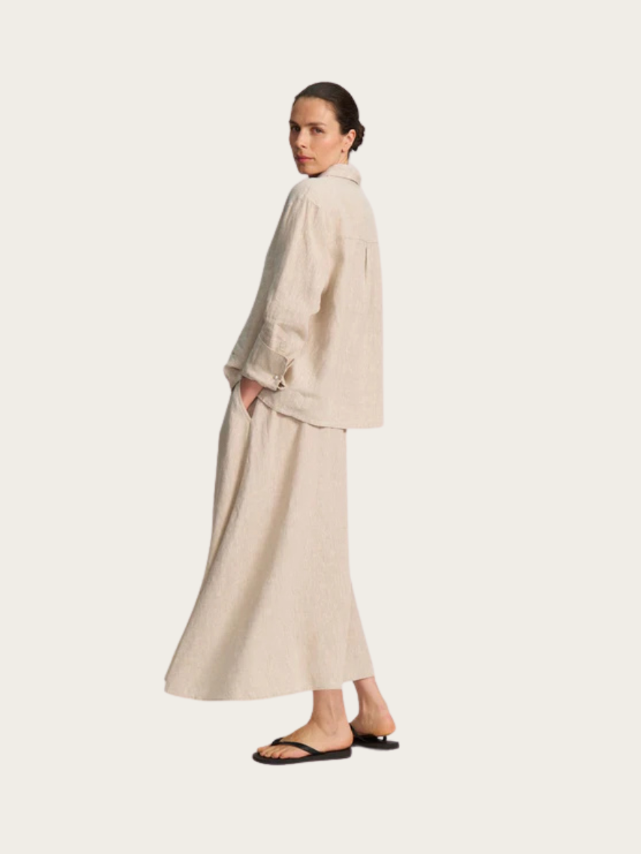 GERDA SKIRT, LINEN