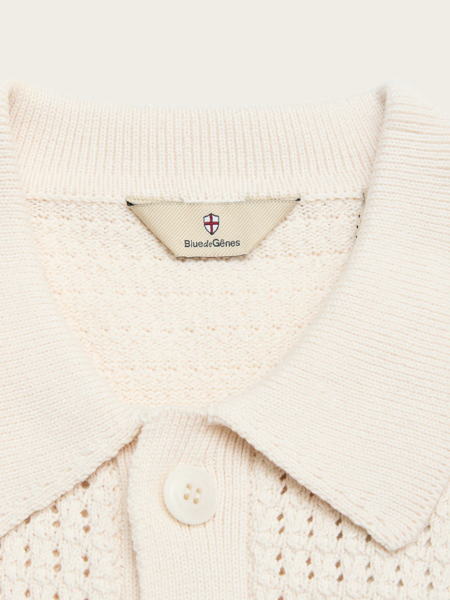 BILLY S/S CARDIGAN, CHALK