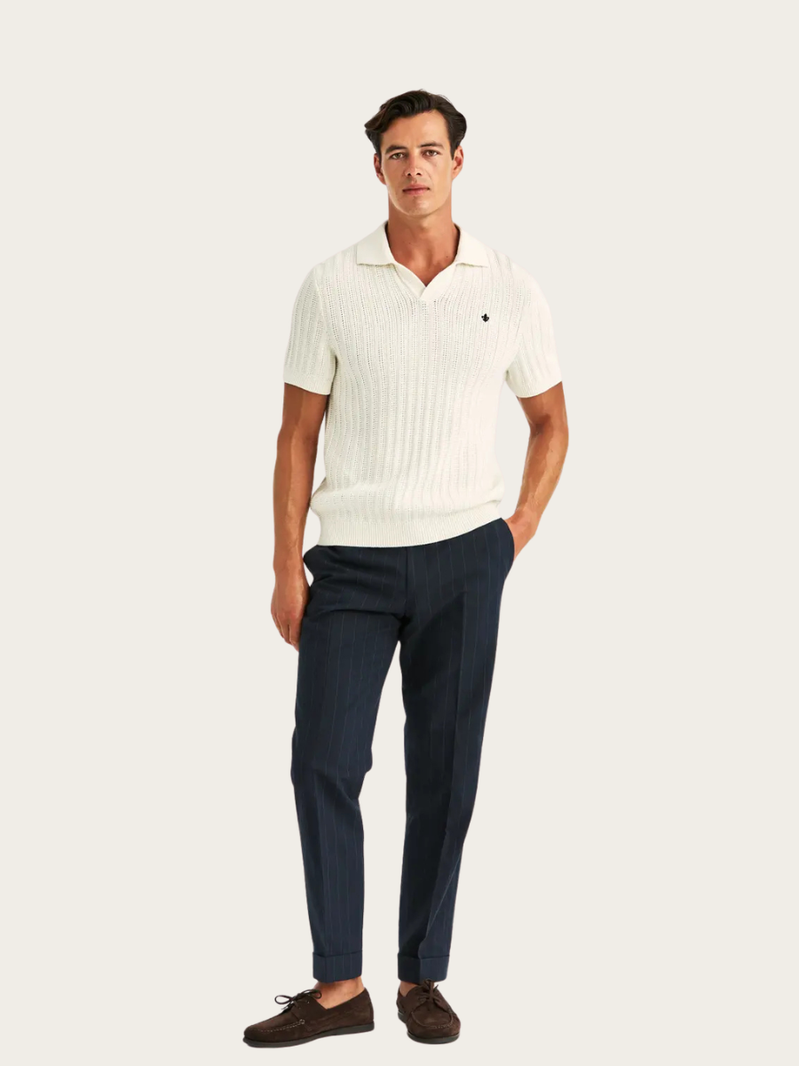 BALDWIN RESORT POLO, OFF WHITE