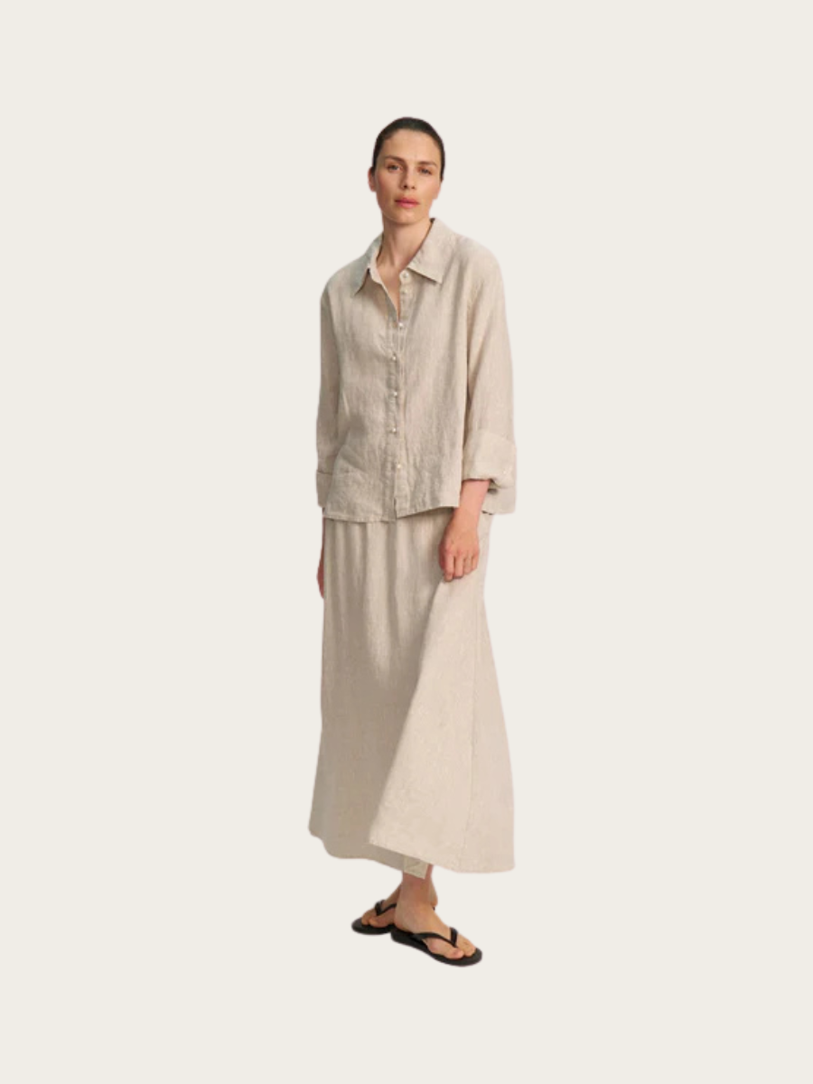 GERDA SKIRT, LINEN