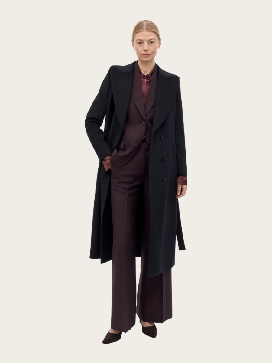 RIMINA WOOL CASHMERE COAT, INK