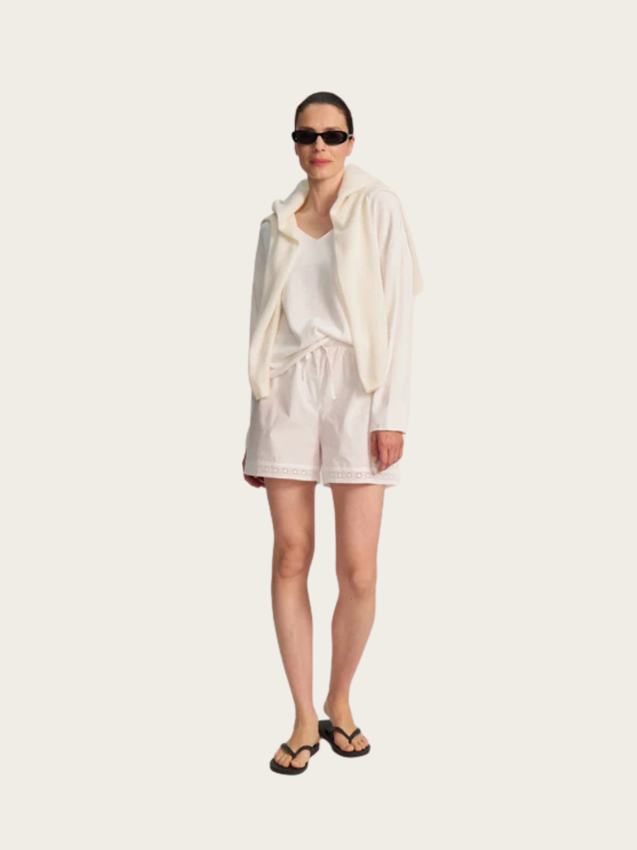 RHEA SHORTS, WHITE