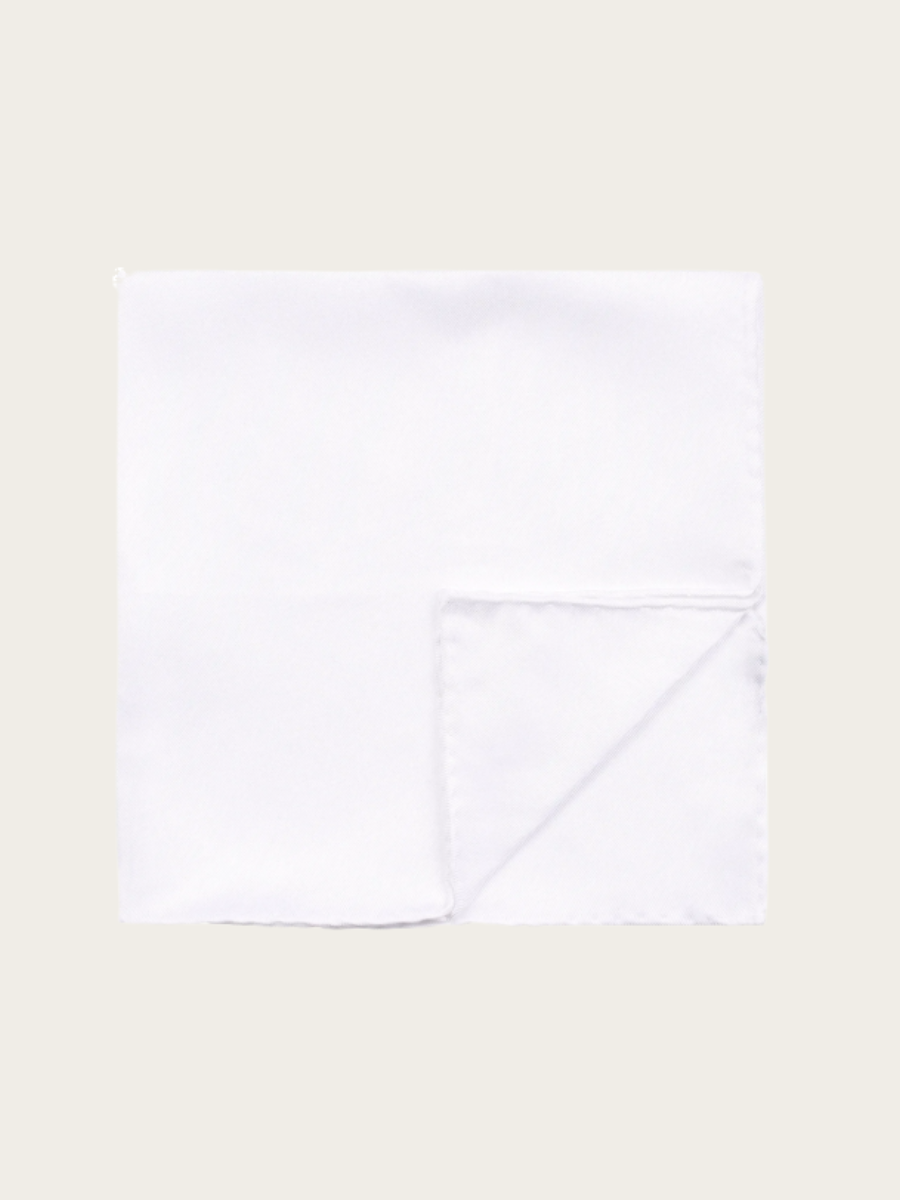 POCKET SQUARE, WHITE