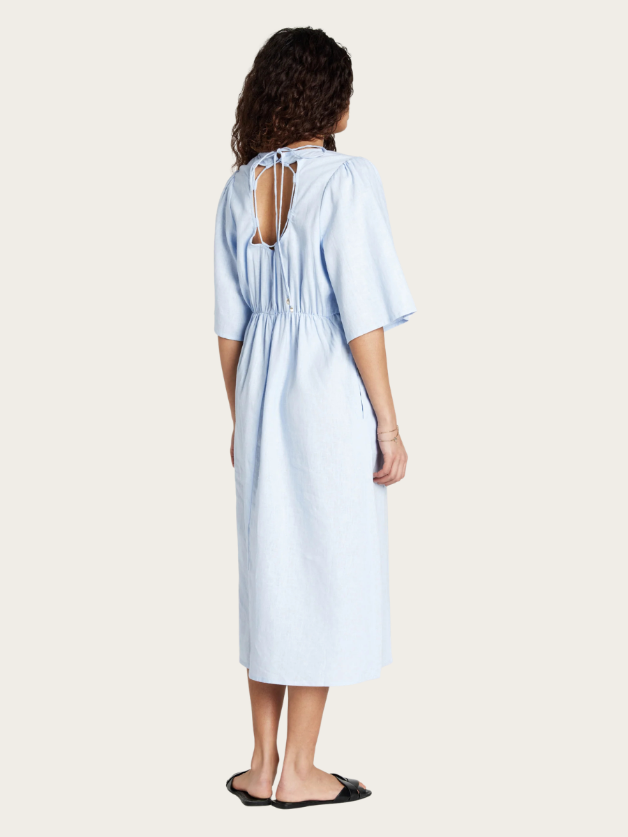 LINVIS SILVENA DRESS, EVENTIDE BLUE