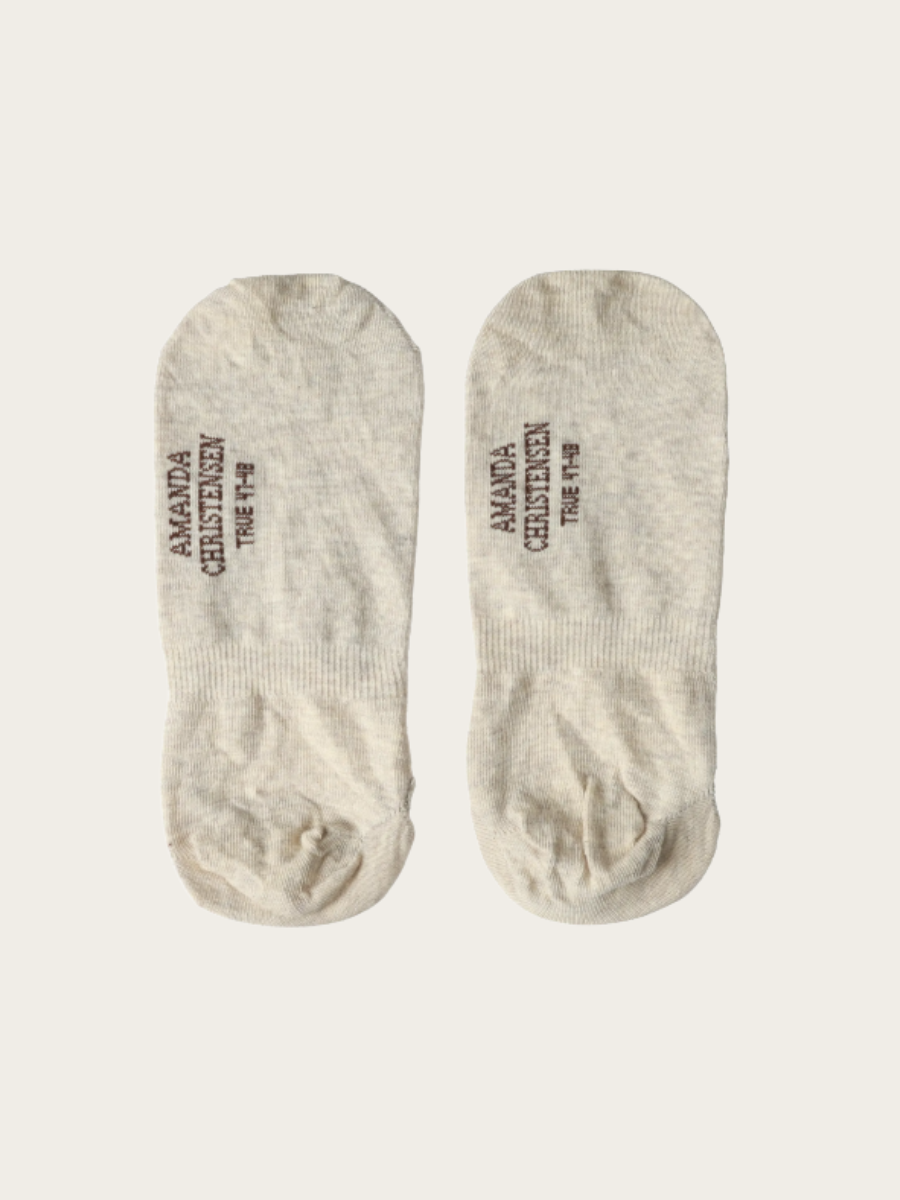 TRUE INVISIBLE SOCK, SAND MELANGE