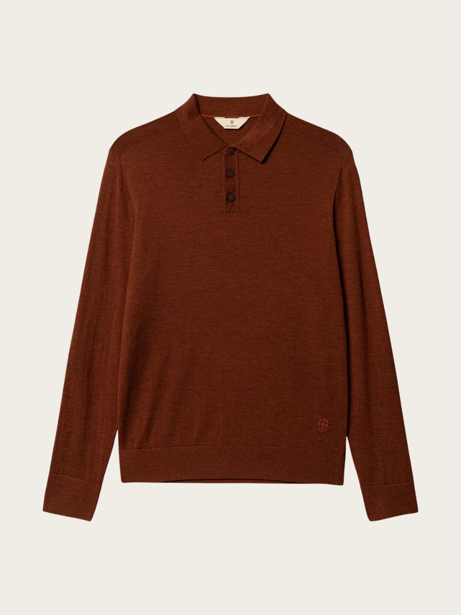 IGOR POLO KNIT, GINGER BREAD ORANGE