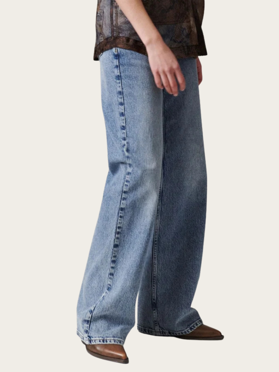 FLARO COMFORT DENIM JEANS, LIGHT BLUE