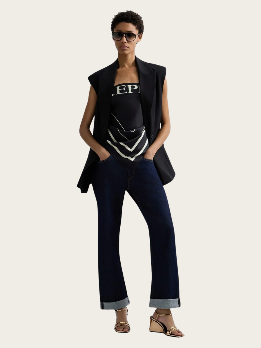 AUBRY BOY FIT JEANS, DARK BLUE