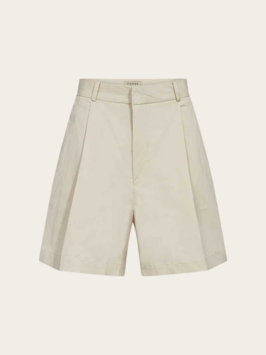 ALLIE FRENCH SHORTS, OYSTER WHITE