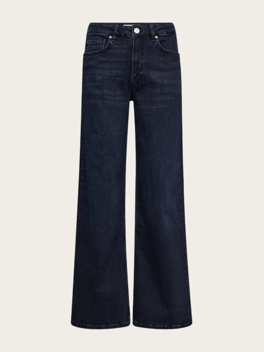 GILLY 5 PKT JEANS WASH BIELLA, DENIM BLUE