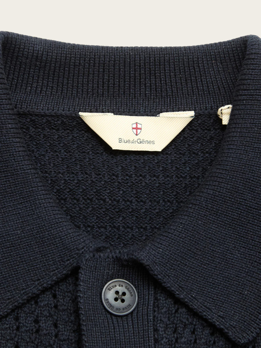 BILLY S/S CARDIGAN, DARK NAVY