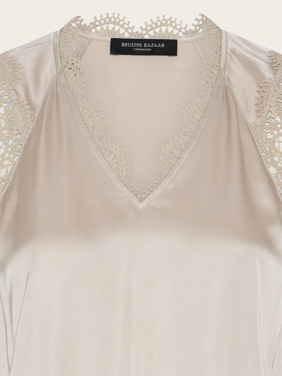 WECKIA SYNJE BLOUSE, BEIGE
