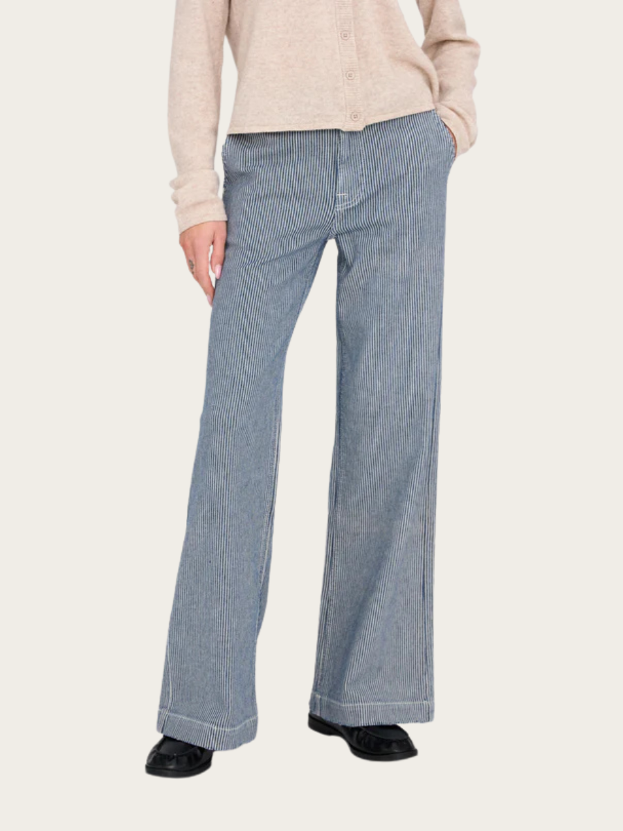 GILLY FRENCH JEANS BLUE OCEAN STRIPE, BLUE STRIPED