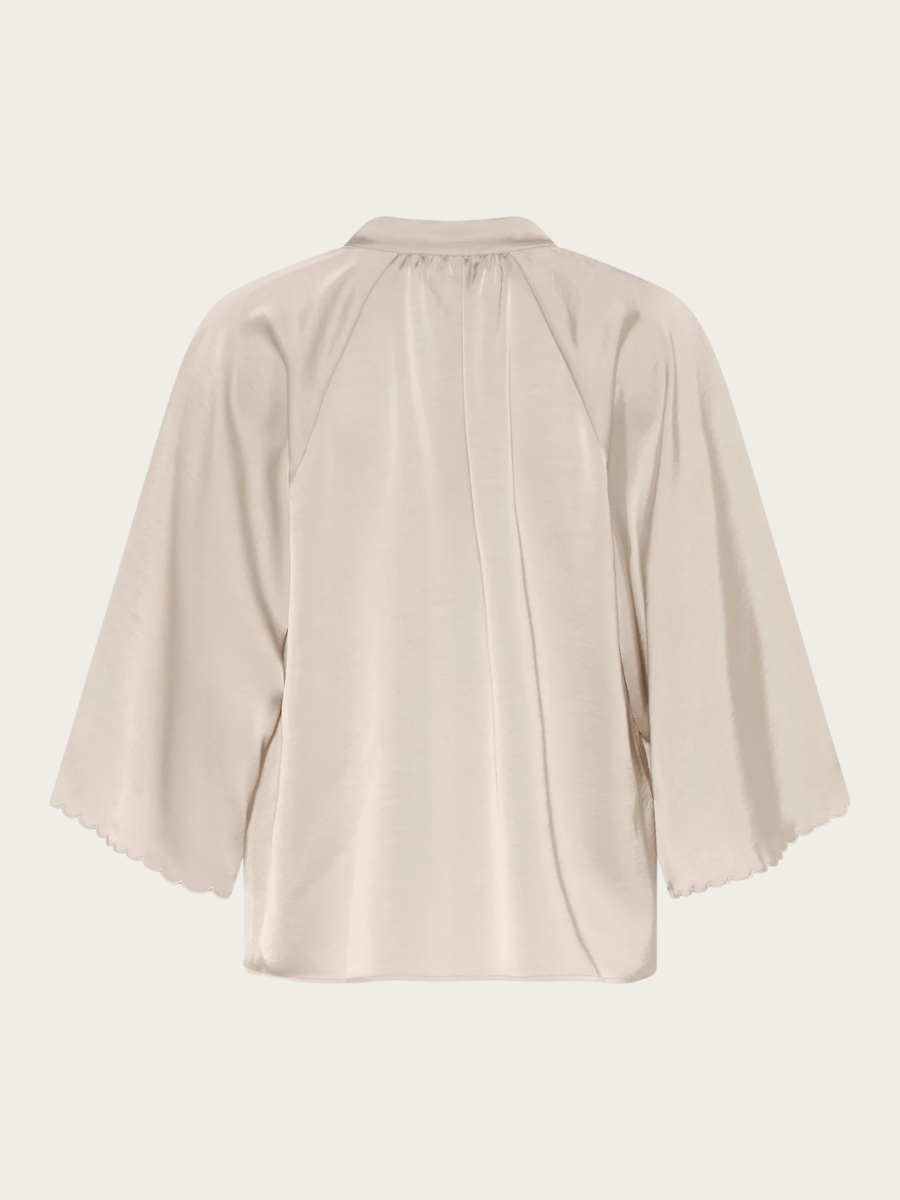 WECKIA WINNY BLOUSE, BEIGE