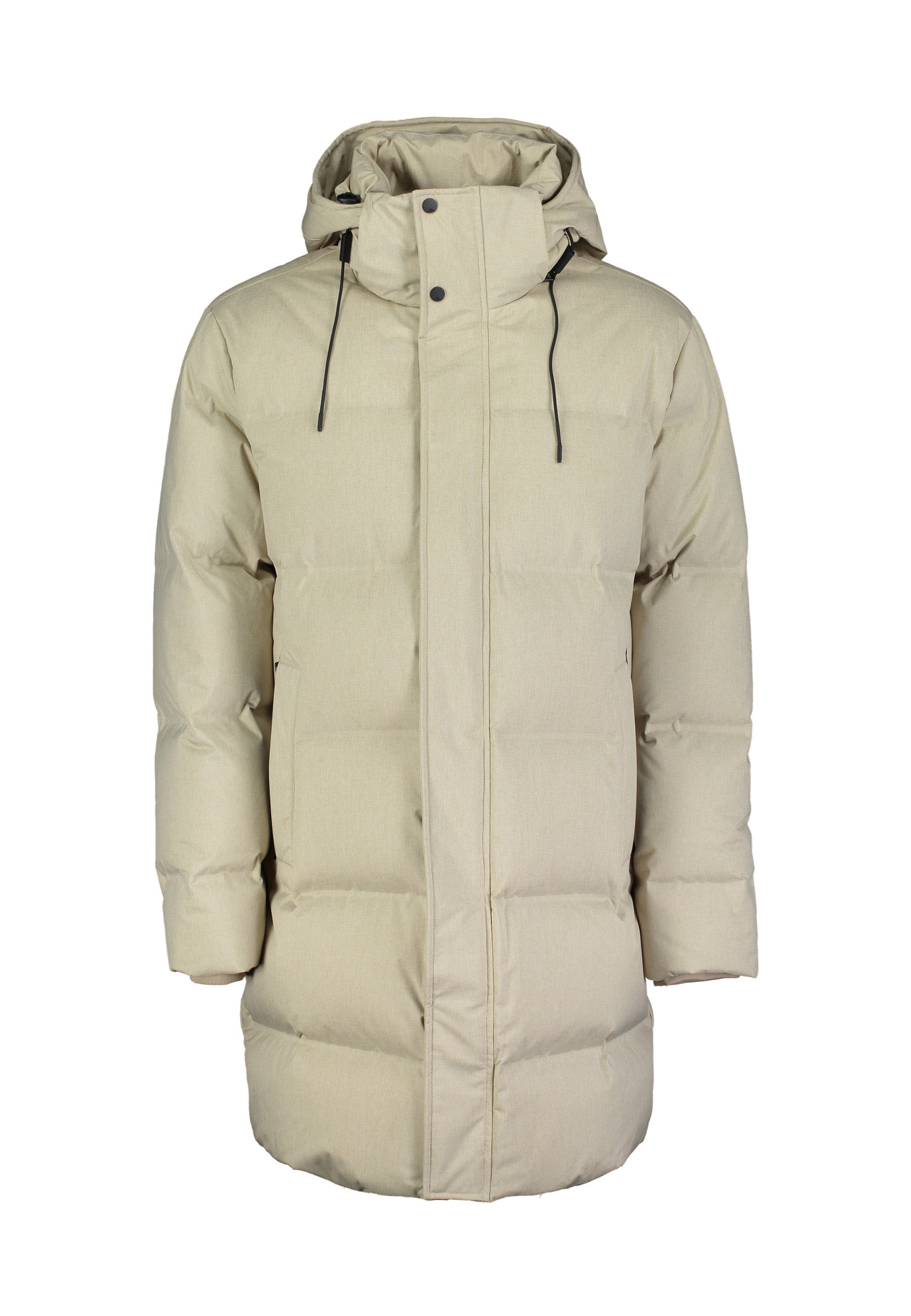 PUFFER JACKET, LIGHT BROWN
