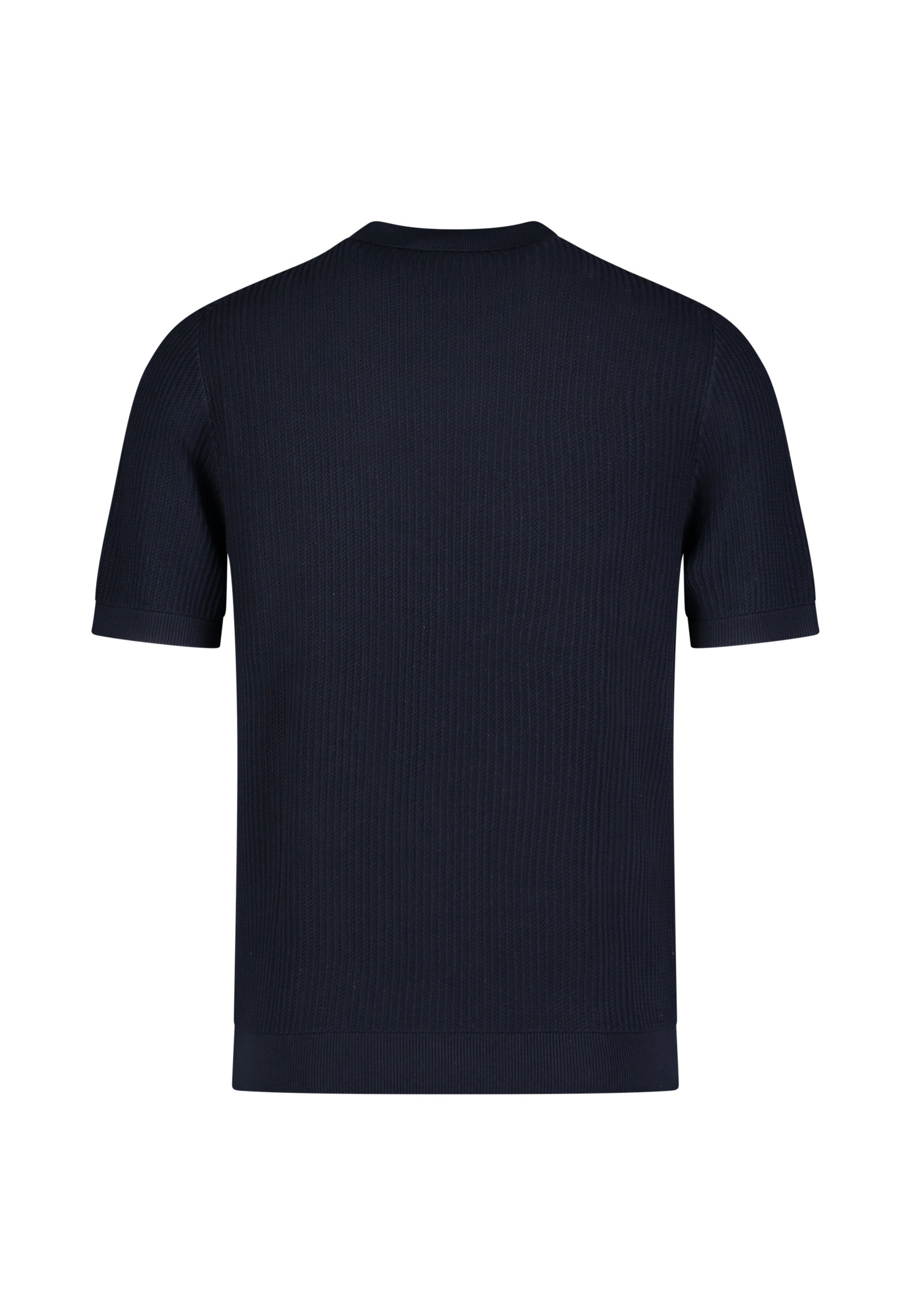 KNITTED POLO SHIRT, NAVY