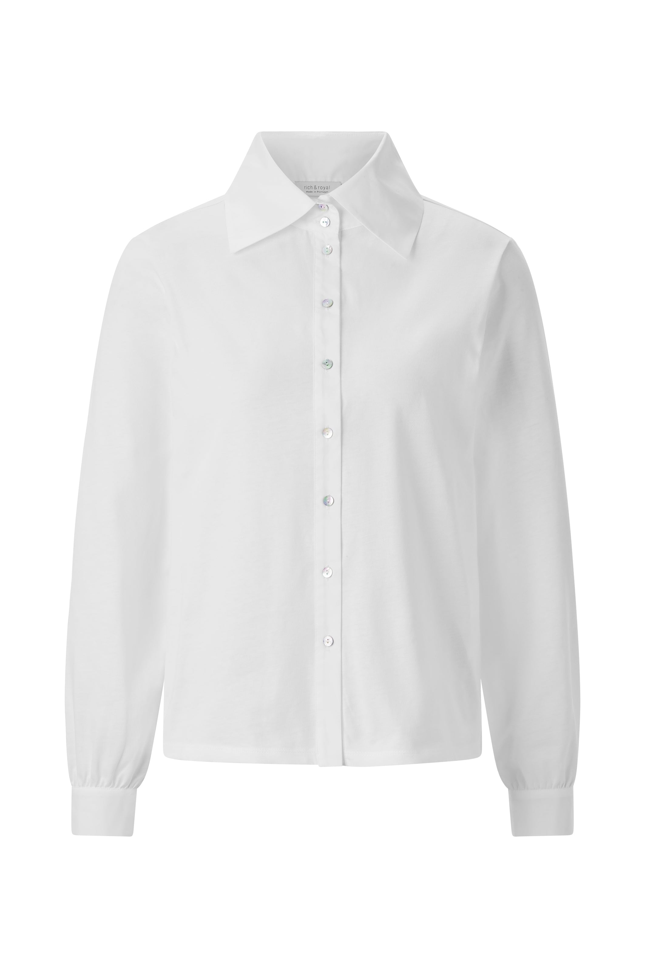 MAT MIX SHIRT, WHITE