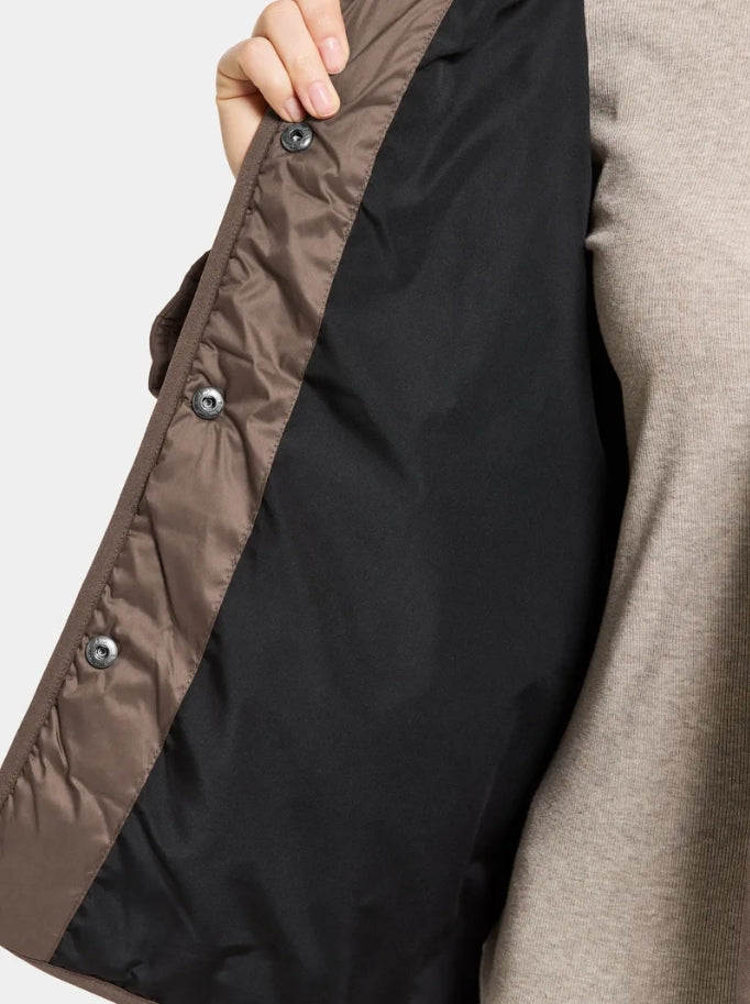 ALBA JACKET, MOCHA BROWN