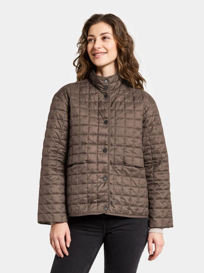 ALBA JACKET, MOCHA BROWN