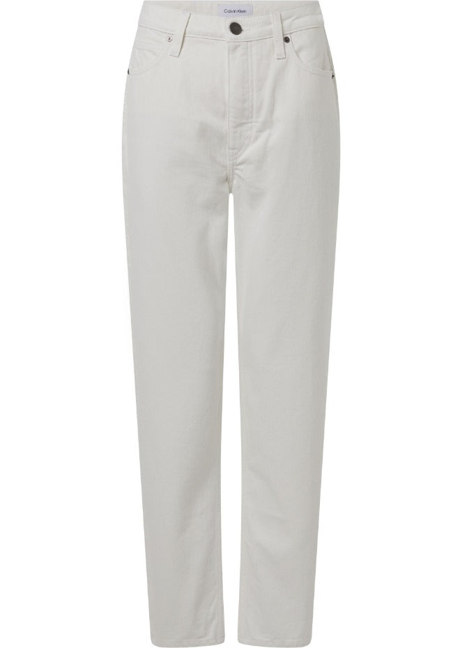 High rise tapered, light denim