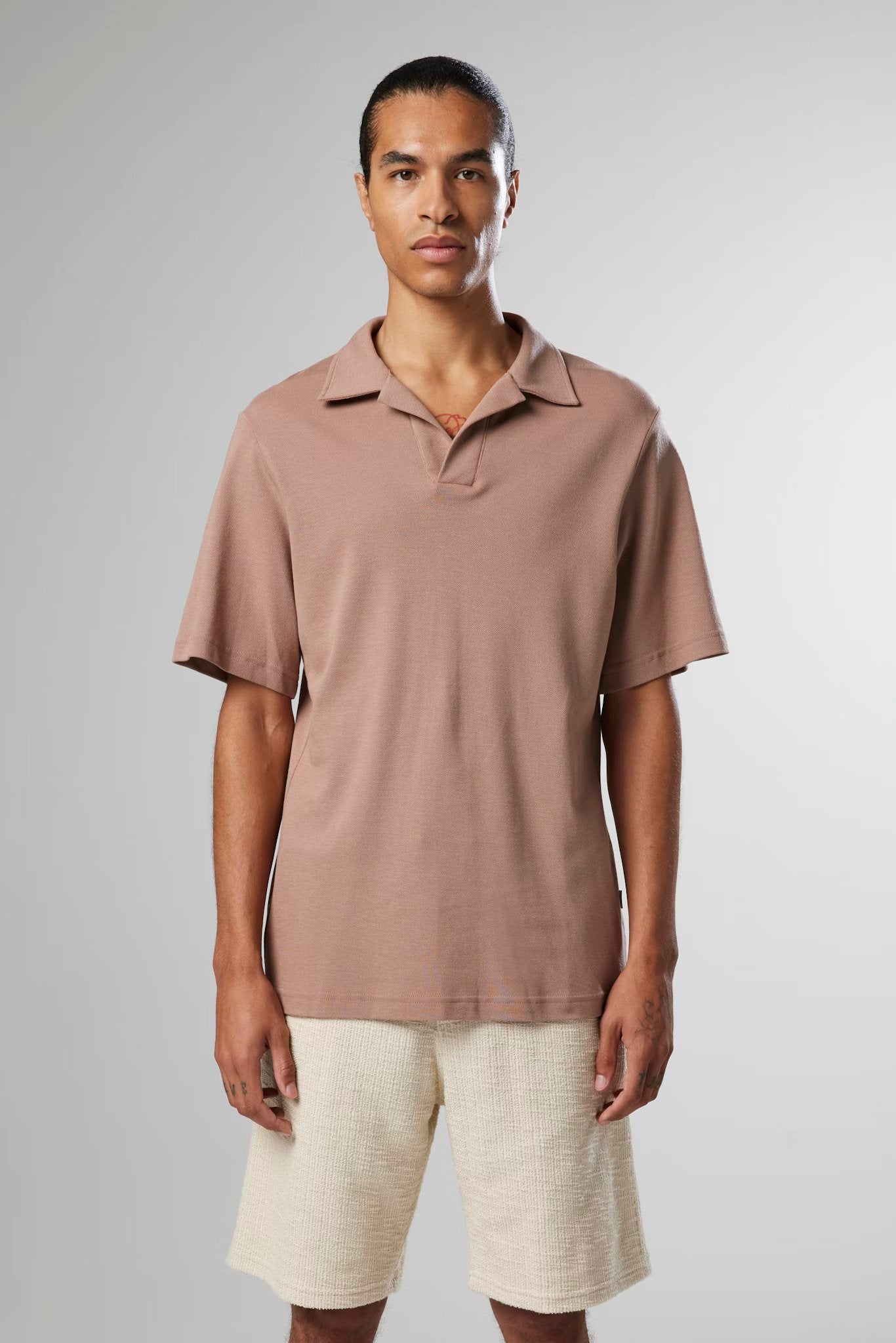 Ross SS polo 3463, nougat