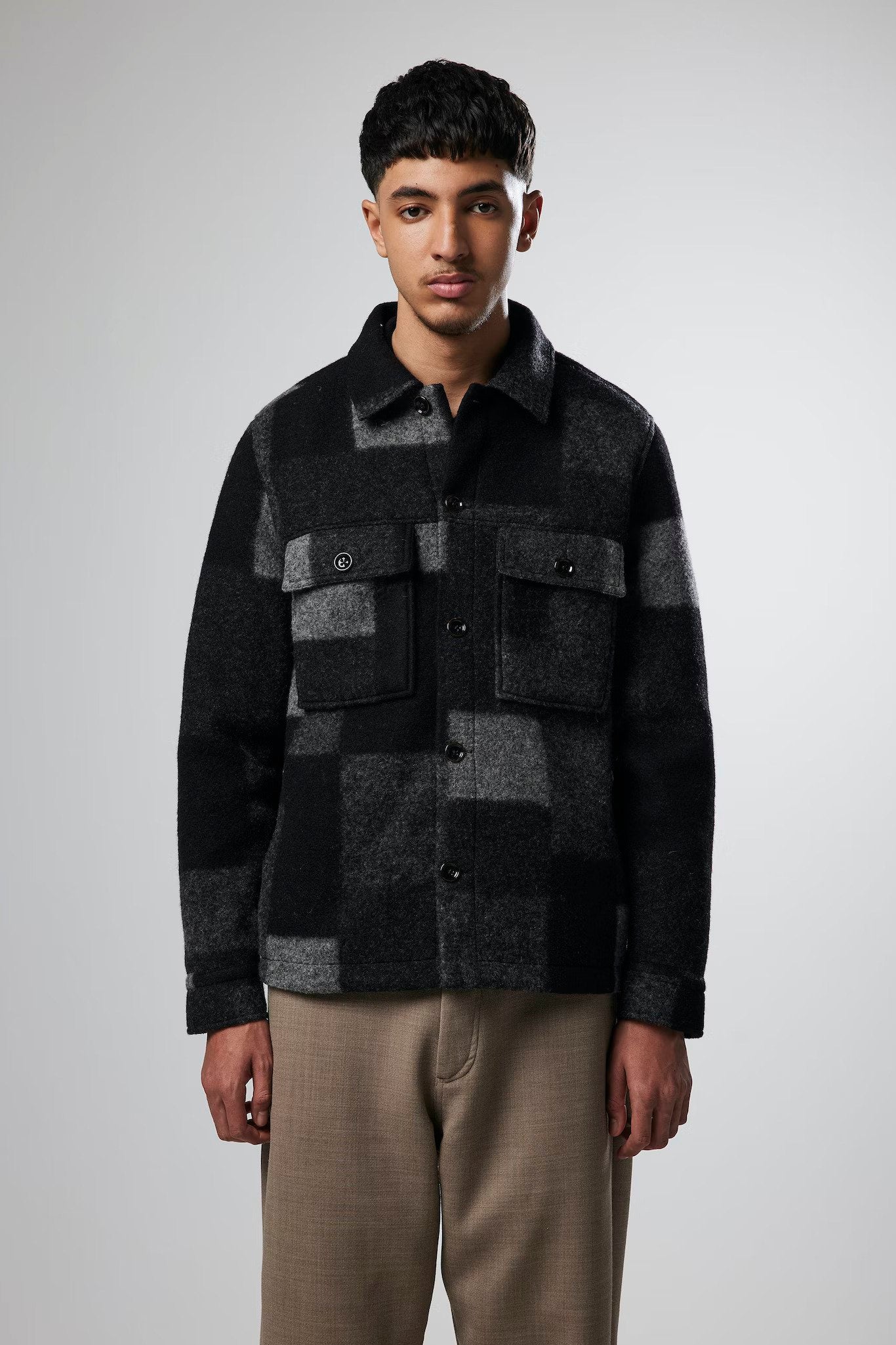 Wilas 8267 Overshirt, Dark Grey