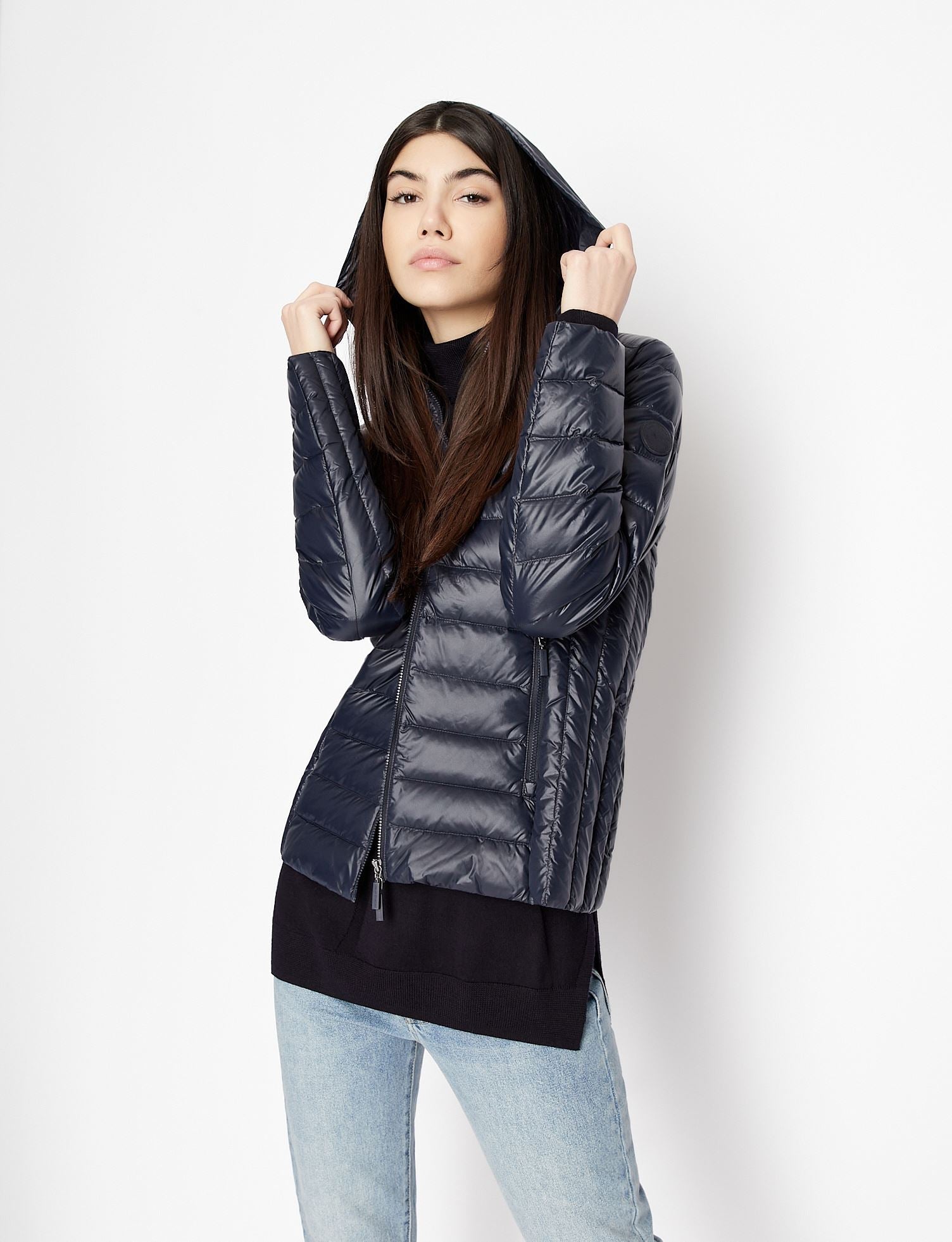 Woman Woven Down Jacket