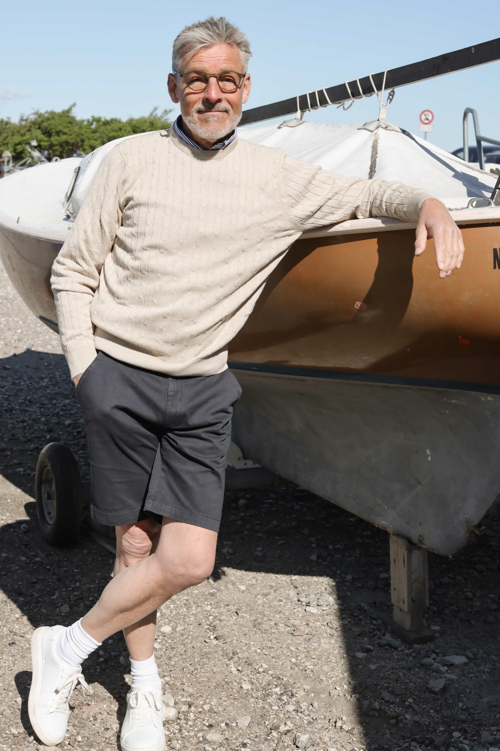 Marco Bermuda Shorts, Navy