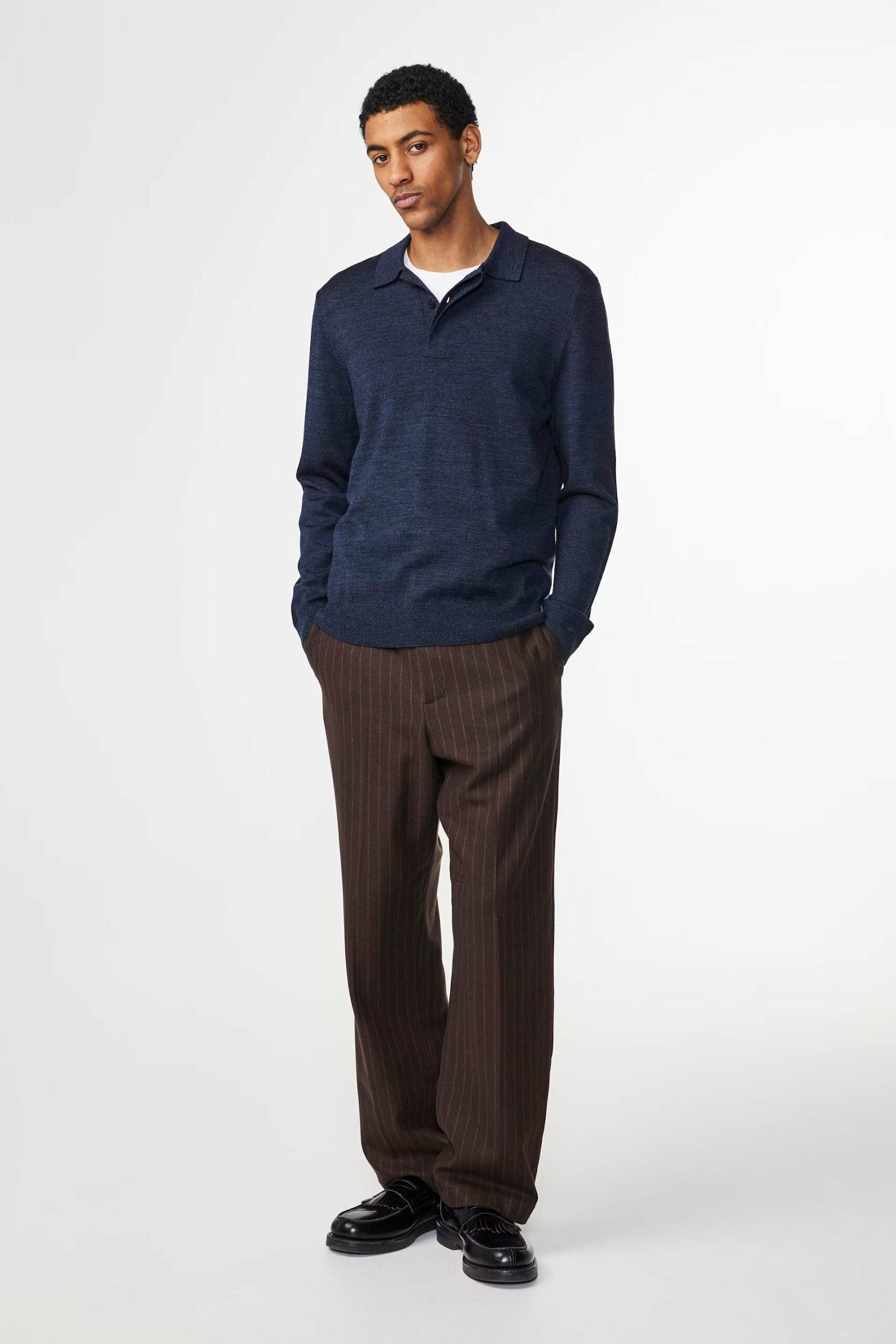 Emerson Polo 6605, Navy Mouline