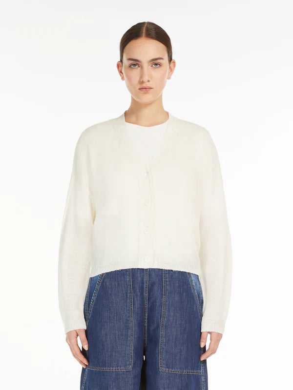 DANIELA KNITTED CARDIGAN, IVORY