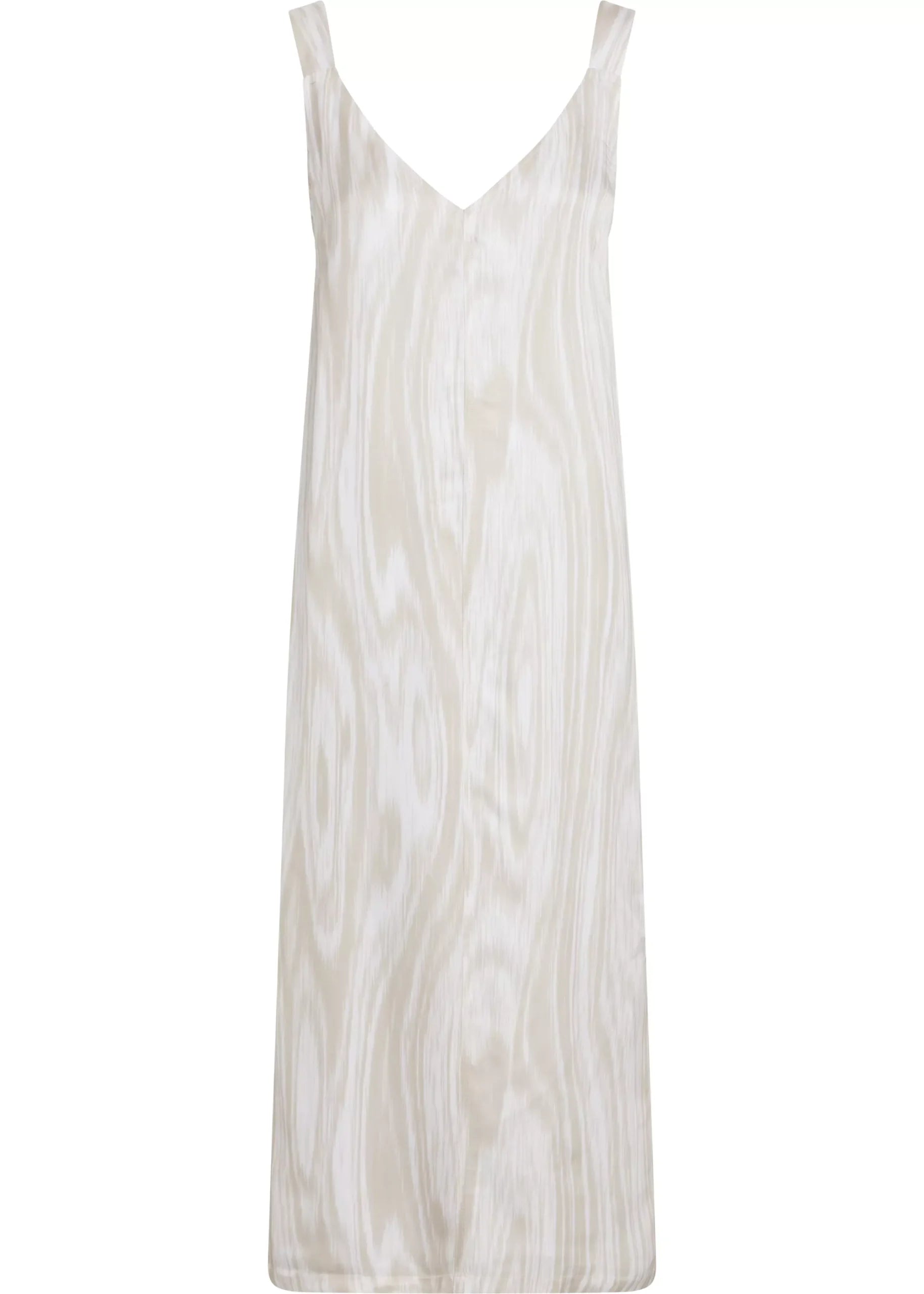 Wood Grain Twill Mid Dress, Peyote