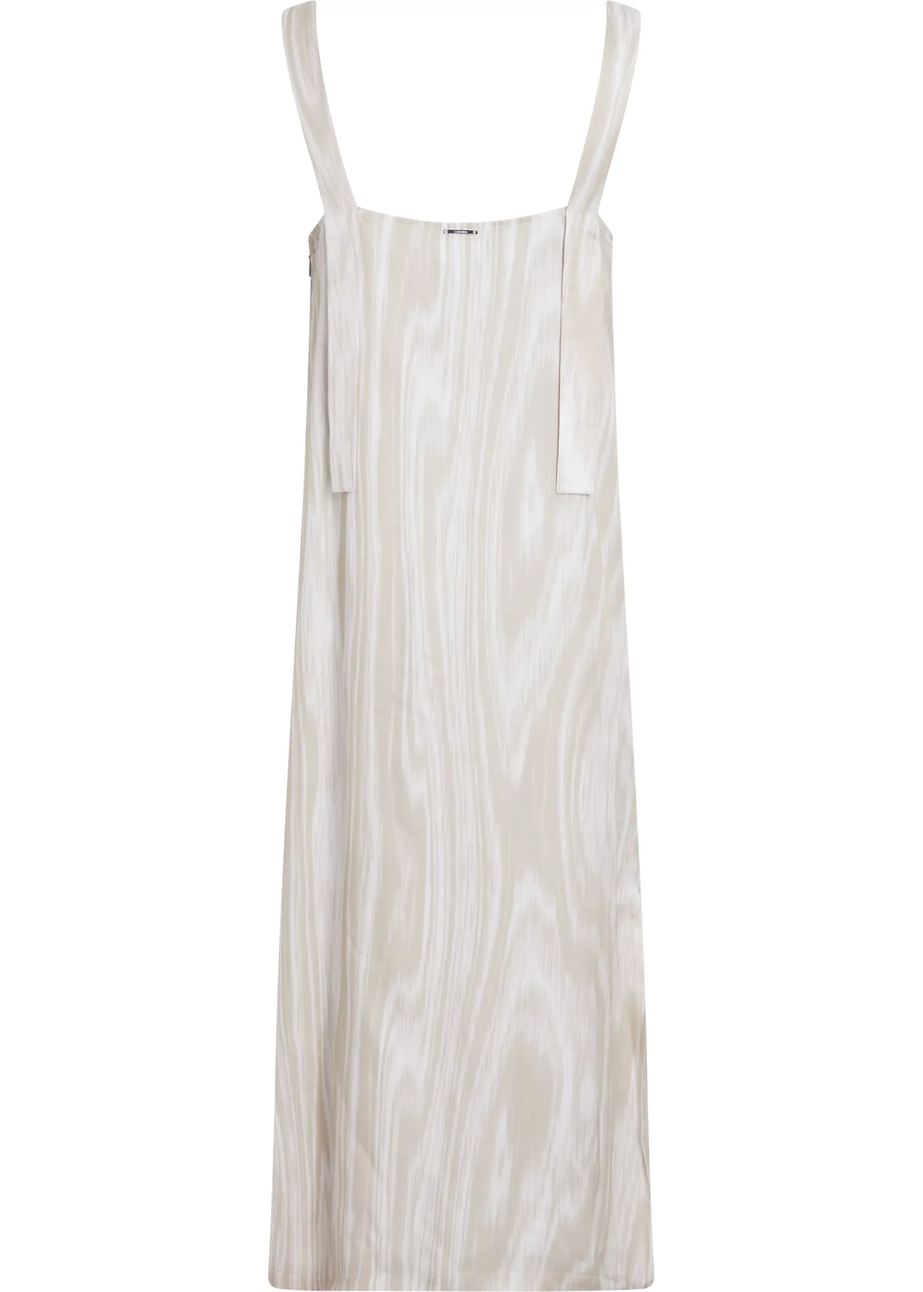 Wood Grain Twill Mid Dress, Peyote